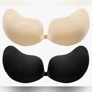 NIB 2 pack Self Adhesive Bras, Size D